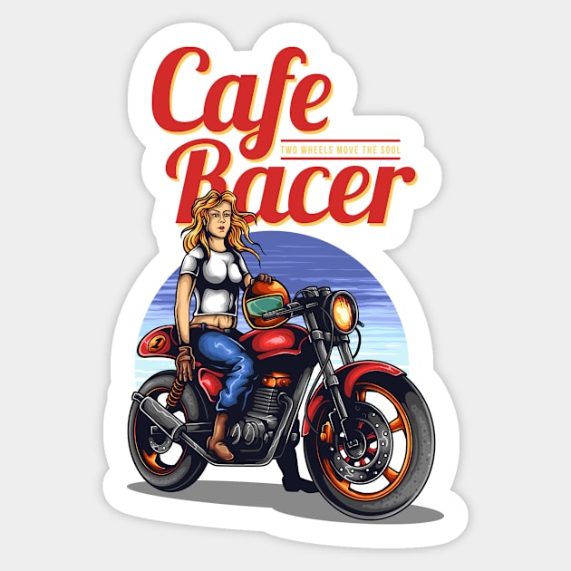 BIKER MOTORCYCLE Sticker by ReignGFX